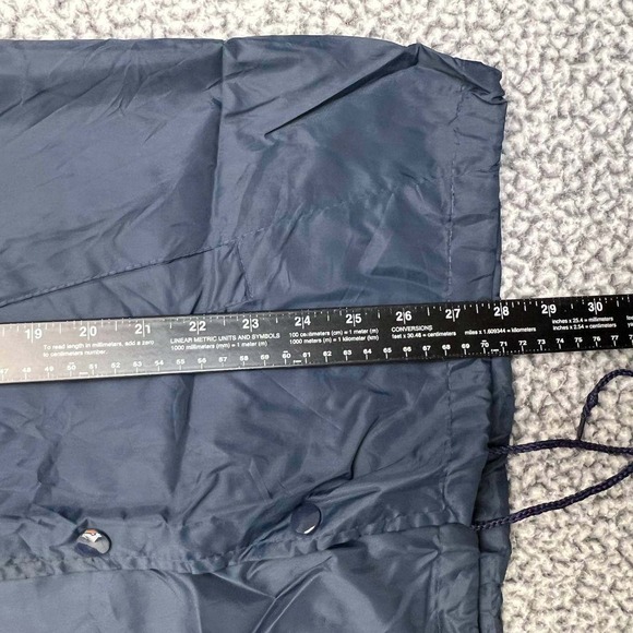 Vintage Okoboji Windbreaker Jacket Men Small Blue Collegiate Pacific Snap S - Picture 6 of 8